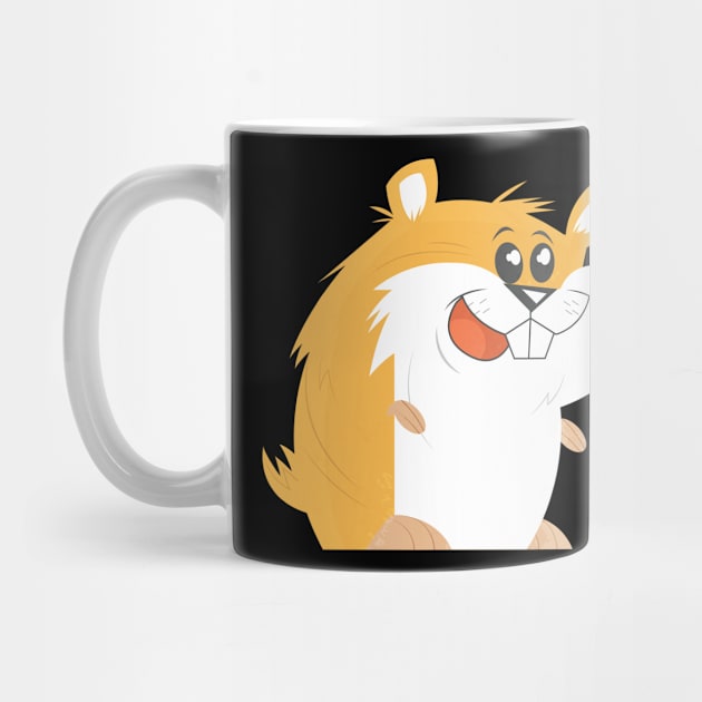 hamster funny cartoon for kids by Midoart